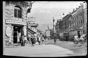 Österreich, Innsbruck. Maria-Theresien-Straße. Straßenbild