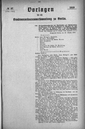 No. 37 (778-795), 25. Oktober 1919