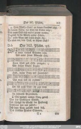 Der XCI. Psalm. 91.
