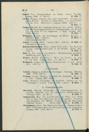 8. Ästhetik.