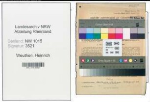 Entnazifizierung Heinrich Weuthen , geb. 07.05.1894 (Arbeitsvermittler)