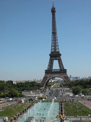 Eiffel-Turm vom Palias Chaillot gesehen