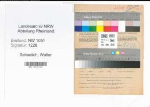 Entnazifizierung Walter Schaelich , geb. 26.10.1903 (Jurist)