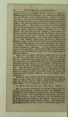 5. Der Reichstag zu Worms. 1521