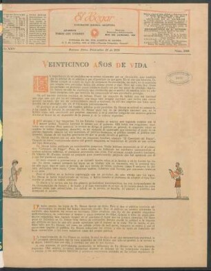 Veinticinco años de vida
