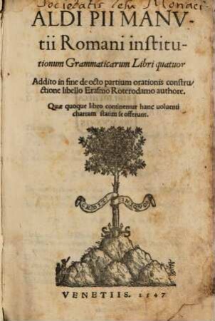 Institutionum grammaticarum libri 4 : Addito ... de octo partium orationis constructione libello