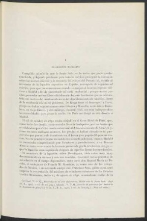 I - El ambiente madrileño