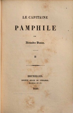 Le capitaine Pamphile, 2