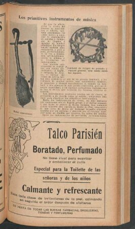 Los primitivos instrumentos de música