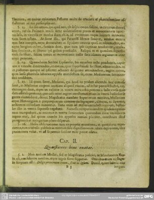 Cap. II. Quaestiones hinc enatae