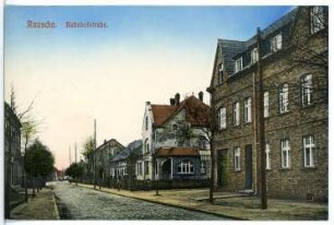 Rauscha. Bahnhofstraße