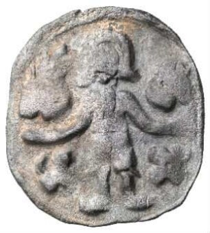 Fundmünze, Denar, um 1305/1310