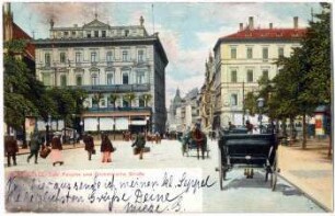 Leipzig : Café Felsche und Grimmaische Straße