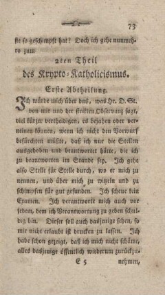 2ter Theil des Krypto-Katholicismus.