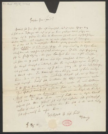 Brief an B. Schott's Söhne : 29.03.1841