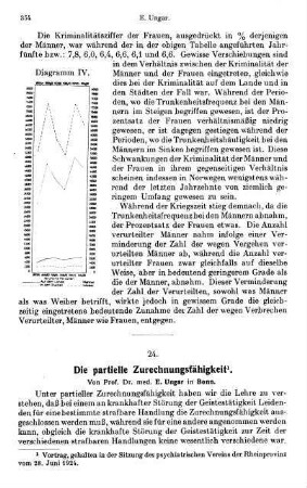 354-365, Die partielle Zurechnungsfähigkeit