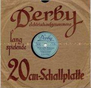 Derby-Plattenhülle
