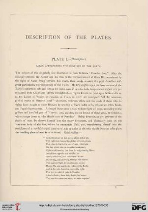 Description of the plates