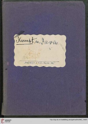 Heid. Hs. 3492,7: "Kunst in Java"