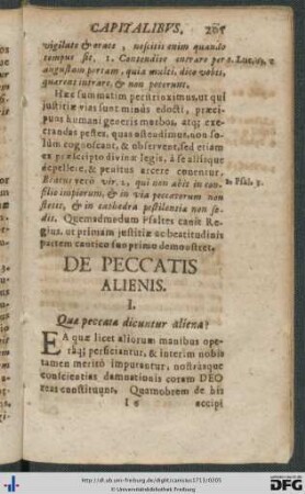 De Peccatis Alienis.