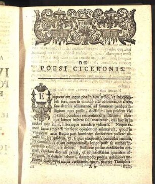 De Poesi Ciceronis.