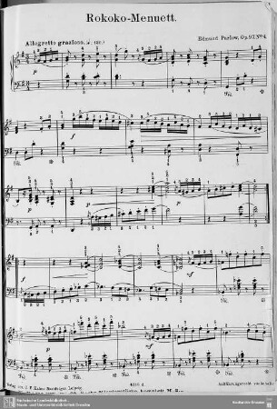 Musikbeilage zum Salonblatt