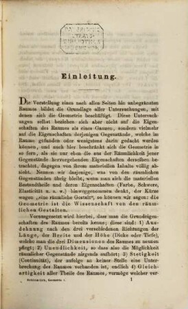 Grundzüge einer wissenschaftlichen Darstellung der Geometrie des Maasses : ein Lehrbuch, 1