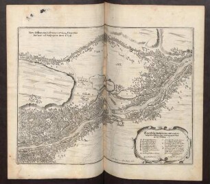 Eigentliche Delineation und andeuttung beider Allirten Läger und bequemen Standes bey Mosburg
