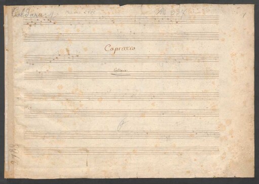 Capriccios; cemb; F-Dur