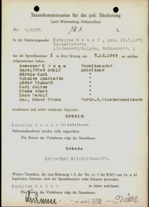 Weber, Karoline