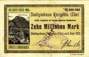 Zehn Millionen Mark