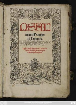 PSAL||terium Dauidis || cũ Hymnis.||