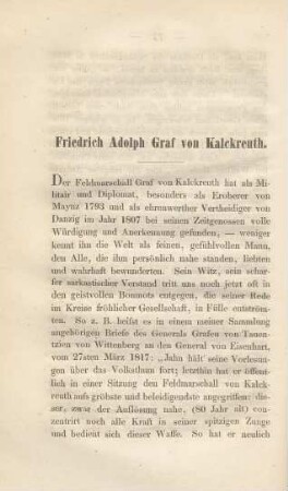 Friedrich Adolph Graf von Kalckreuth