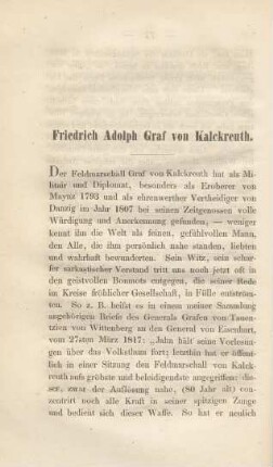Friedrich Adolph Graf von Kalckreuth