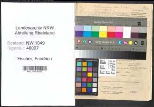 Entnazifizierung Friedrich Fischer , geb. 05.09.1913 (Bankinspektor)