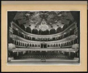 Königliches Hoftheater, Wiesbaden: Ansicht Zuschauerraum