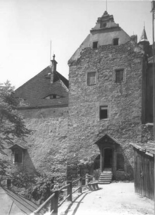 Liebstadt. Schloß Kuckuckstein (Wiederaufbau 15. Jh., Umbau 1796-1802). Bergseite