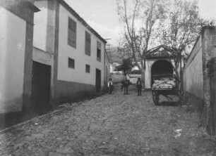 In Güímar : Eine Straße in Güimar