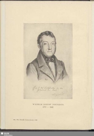 Wilhelm August Lampadius 1772 - 1842