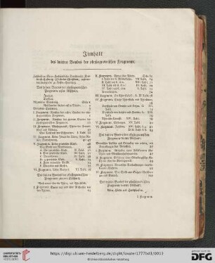 Innhalt des dritten Bandes der physiognomischen Fragmente