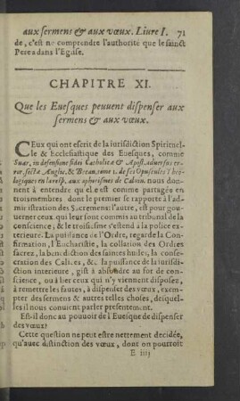 Chapitre XI. - XV.