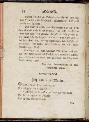 Friz und seine Mutter - Der Hengst und die Wespe