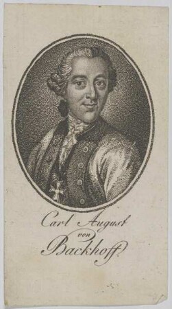 Bildnis des Carl August von Backhoff