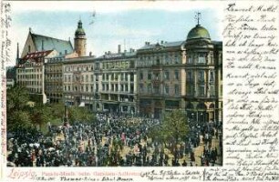 Leipzig: Parade-Musik beim Garnison-Aeltesten