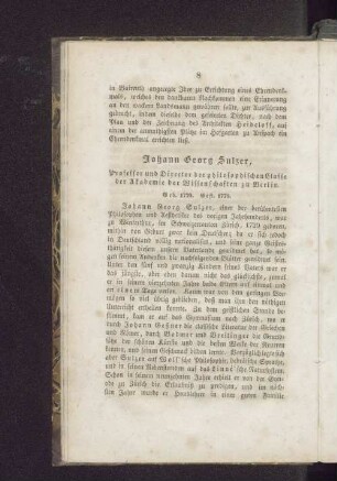 Johann Georg Sulzer