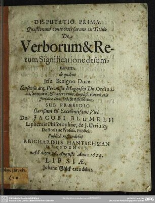 De verborum et rerum significatione quaestiones