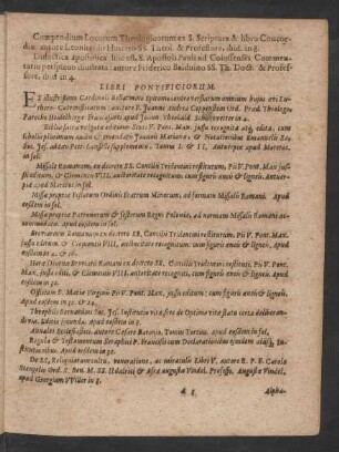 Libri Pontificiorum.