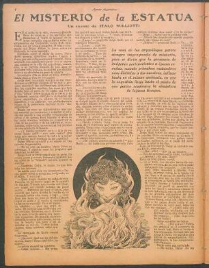 El misterio de la estatua : Un cuento de Italo Sulliotti