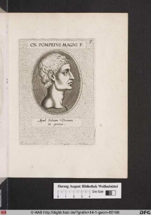 Porträt des Cn. Pompeius Magnus.