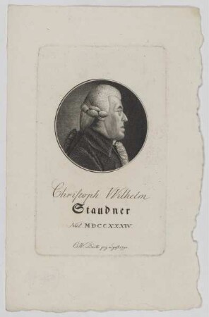 Bildnis des Christoph Wilhelm Staudner